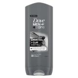 Dove Men + Care Charcoal + Clay Gel za tuširanje za muškarce 400 ml