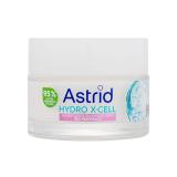 Astrid Hydro X-Cell Hydrating & Soothing Cream Dnevna krema za lice za žene 50 ml