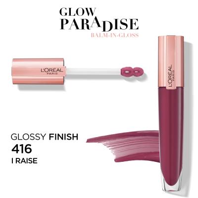 L&#039;Oréal Paris Glow Paradise Balm In Gloss Sjajilo za usne za žene 7 ml Nijansa 416 Raise