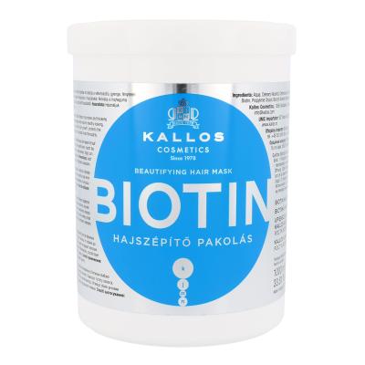 Kallos Cosmetics Biotin Maska za kosu za žene 1000 ml