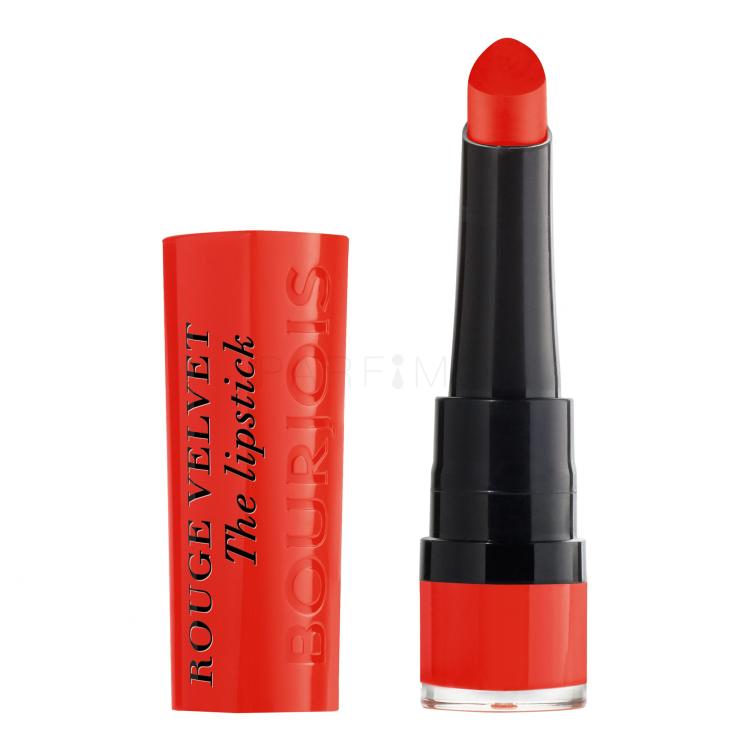 BOURJOIS Paris Rouge Velvet The Lipstick Ruž za usne za žene 2,4 g Nijansa 07 Joli Carmin´ois