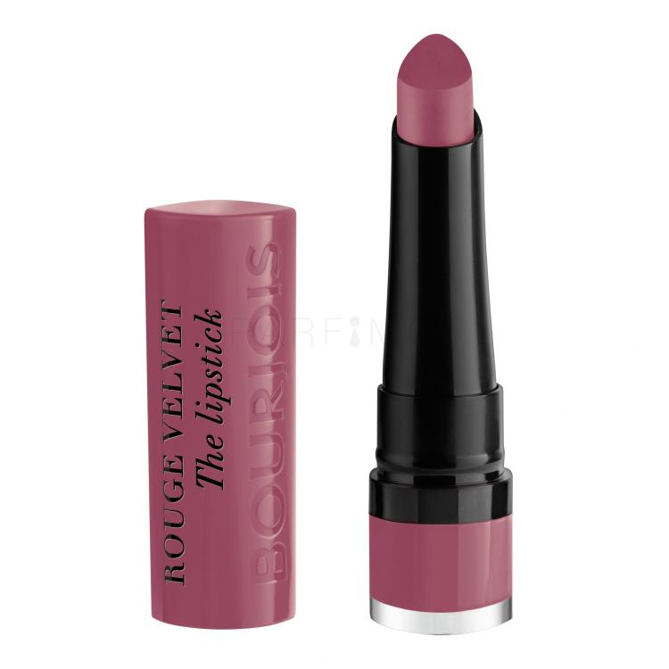 BOURJOIS Paris Rouge Velvet The Lipstick Ruž za usne za žene 2,4 g Nijansa 19 Place Des Roses