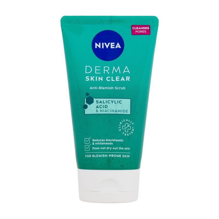 Nivea Derma Skin Clear Anti-Blemish Scrub Piling za žene 150 ml