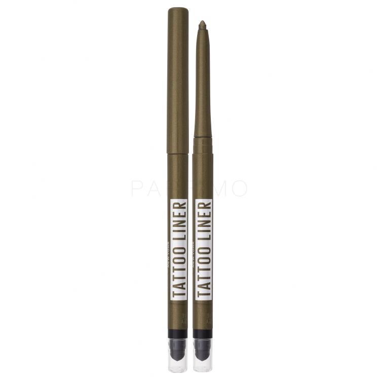 Maybelline Tattoo Liner Automatic Gel Pencil Olovka za oči za žene 0,73 g Nijansa 060 Emerald Energy