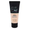 Maybelline Fit Me! Matte + Poreless Puder za žene 30 ml Nijansa 105 Natural Ivory