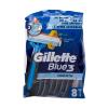 Gillette Blue3 Smooth Aparat za brijanje za muškarce 8 kom