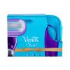 Gillette Venus Swirl Poklon set brijač 1 kom + zamjenske britvice 2 kom + kozmetička torbica