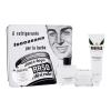 PRORASO White Poklon set balzam nakon brijanja White 100 ml + krema prije brijanja 100 ml + krema za brijanje White 150 ml + metalna kutija