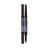 Maybelline Express Brow Satin Duo Olovka za obrve za žene 0,71 g Nijansa Dark Brown