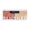 Revolution Relove Colour Play Blushed Duo Blush &amp; Highlighter Paleta za konturiranje za žene 5,8 g Nijansa Kindness