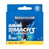 Gillette Mach3 Turbo Zamjenske britvice za muškarce set