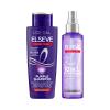 Set Šampon L&#039;Oréal Paris Elseve Color-Vive Purple Shampoo + Njega kose bez ispiranja L&#039;Oréal Paris Elseve Color-Vive All For Blonde 10in1 Bleach Rescue