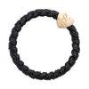 By Eloise London Woven Gold Heart Gumice za kosu za žene 1 kom Nijansa Black Shimmer