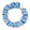 By Eloise London Silk Scrunchie Silver Heart Gumice za kosu za žene 1 kom Nijansa Sky Blue