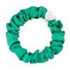 By Eloise London Silk Scrunchie Silver Heart Gumice za kosu za žene 1 kom Nijansa Jungle Green