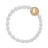 By Eloise London Gold Bling Tennis Ball Gumice za kosu za žene 1 kom Nijansa White