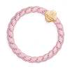 By Eloise London Woven Gold Quatrefoil Gumice za kosu za žene 1 kom Nijansa Soft Pink