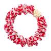 By Eloise London Silk Scrunchie Gold Heart Gumice za kosu za žene 1 kom Nijansa Red Leopard