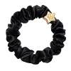 By Eloise London Silk Scrunchie Gold Star Gumice za kosu za žene 1 kom Nijansa Black