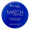 Rimmel London Match Perfection Puder u prahu za žene 10 g Nijansa 001 Transparent