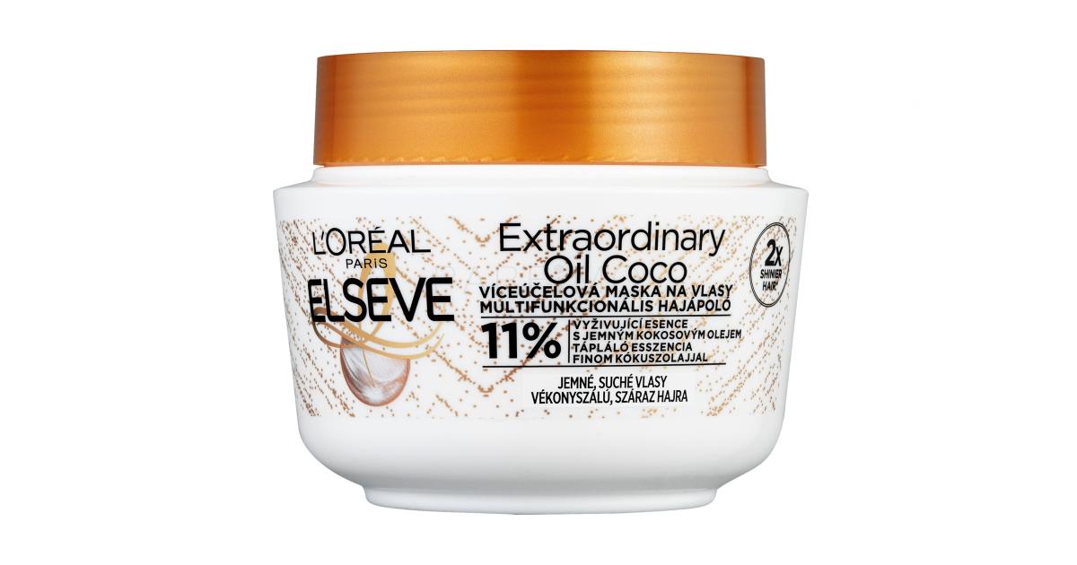 L'Oréal Paris Elseve Extraordinary Oil Coconut Hair Mask Maske za kosu za žene Lijepa.hr