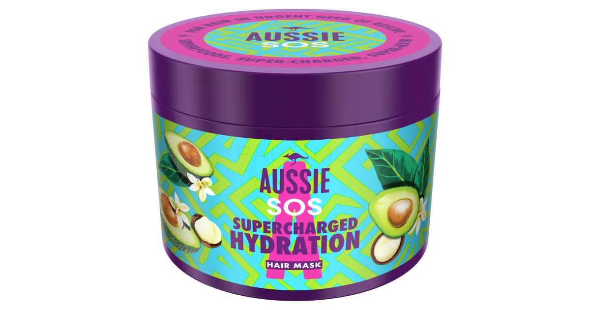 Aussie SOS Supercharged Hydration Hair Mask Maska za kosu za žene 450 ml Lijepa.hr