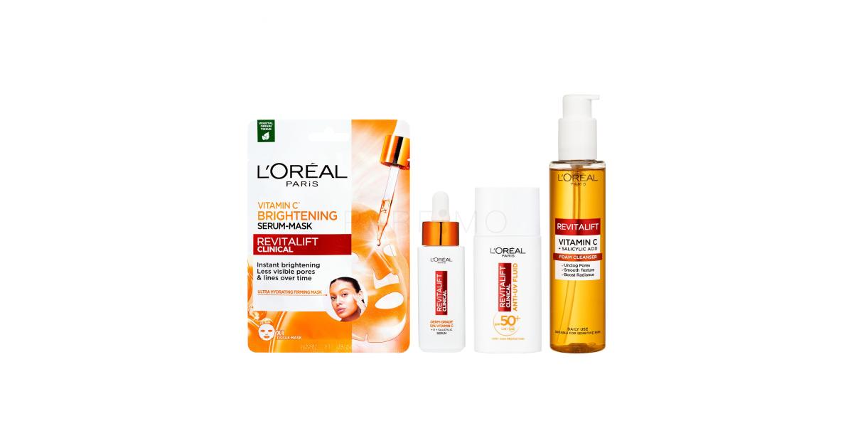 Set Pjena za čišćenje lica L'Oréal Paris Revitalift Clinical Vitamin C
