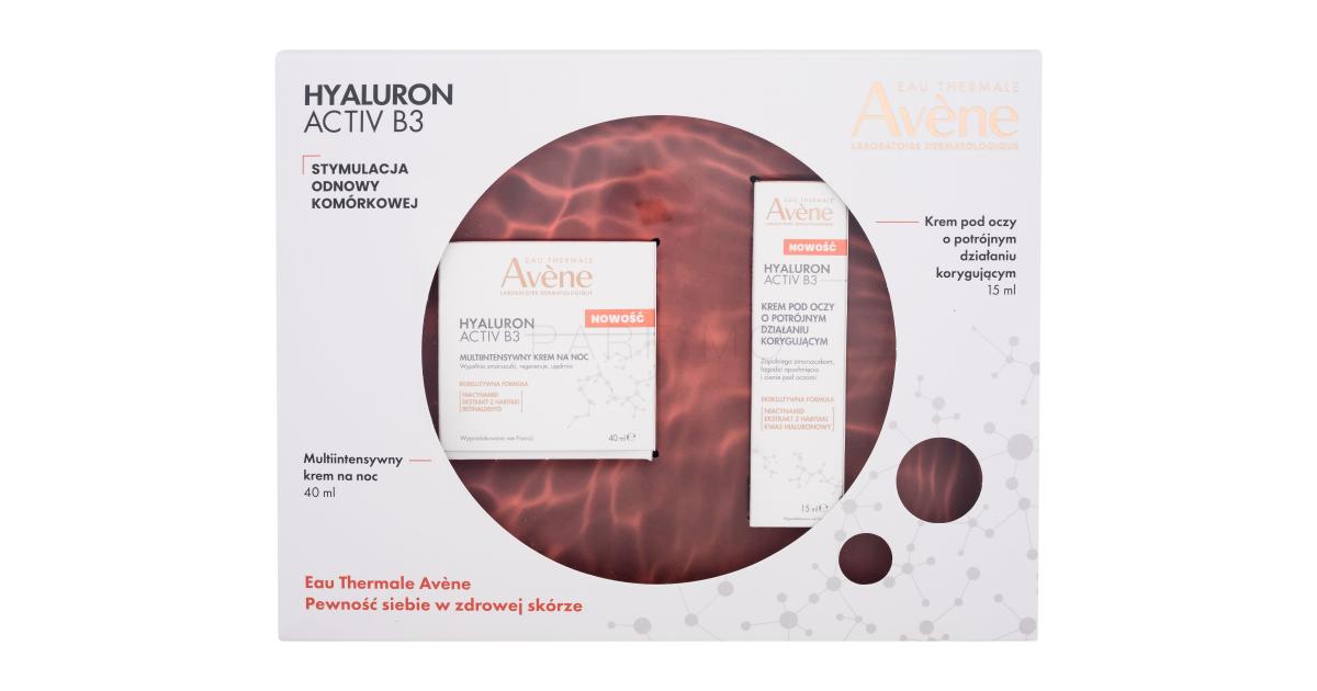 Avene Hyaluron Activ B3 Poklon set noćna krema za lice Hyaluron Activ