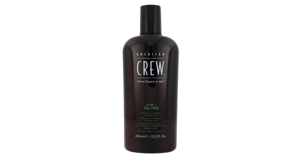 American Crew 3IN1 Tea Tree Šampon za muškarce 450 ml Lijepa.hr