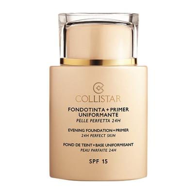 Collistar Evening Foundation + Primer SPF15 Puder za žene 35 ml Nijansa 1 Ivory oštećena kutija