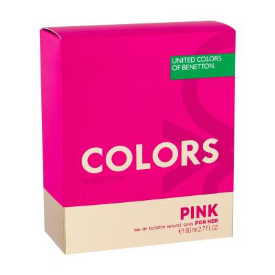 Benetton Colors de Benetton Pink Toaletna voda za žene 80 ml