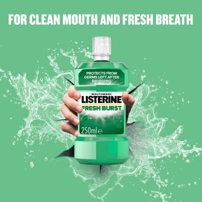 Listerine Fresh Burst Mouthwash Vodice za ispiranje usta 250 ml