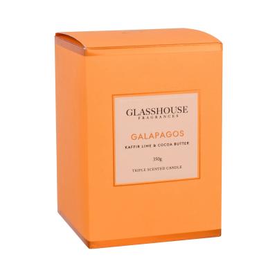 Glasshouse Galapagos Kaffir Lime &amp; Cocoa Butter Mirisna svijeća 350 g