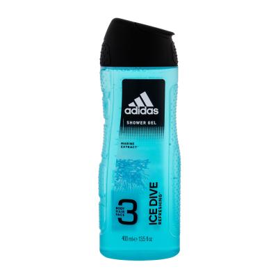Adidas Ice Dive 3in1 Gel za tuširanje za muškarce 400 ml