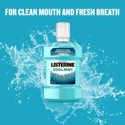 Listerine Cool Mint Mouthwash Vodice za ispiranje usta 1000 ml