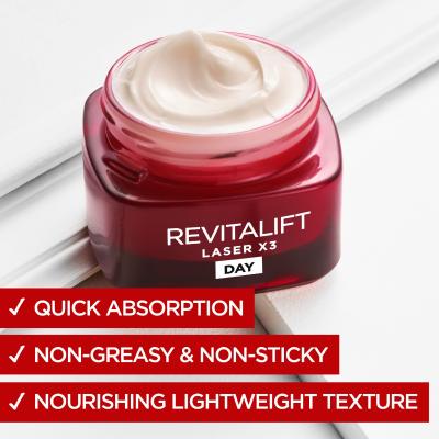 L&#039;Oréal Paris Revitalift Laser X3 Day Cream Dnevna krema za lice za žene 50 ml