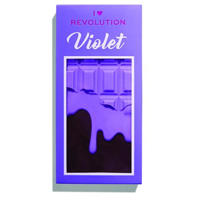 I Heart Revolution Chocolate Eyeshadow Palette Sjenilo za oči za žene 20,2 g Nijansa Violet