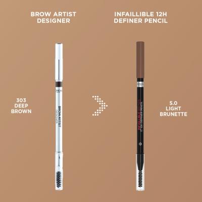 L&#039;Oréal Paris Infaillible Brows 12H Definer Pencil Olovka za obrve za žene 1 g Nijansa 6.32 Auburn