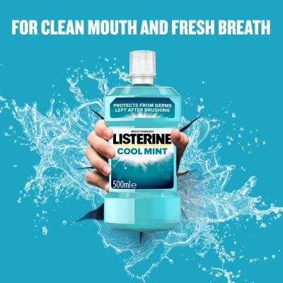 Listerine Cool Mint Mouthwash Vodice za ispiranje usta 500 ml