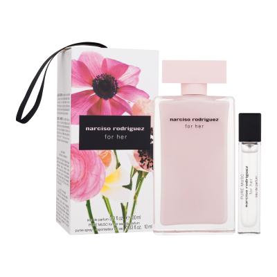 Narciso Rodriguez For Her Poklon set parfemska voda 100 ml + parfemska voda 10 ml