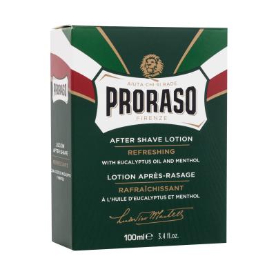 PRORASO Green After Shave Lotion Vodica nakon brijanja za muškarce 100 ml