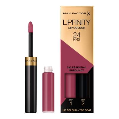 Max Factor Lipfinity 24HRS Lip Colour Ruž za usne za žene 4,2 g Nijansa 330 Essential Burgundy