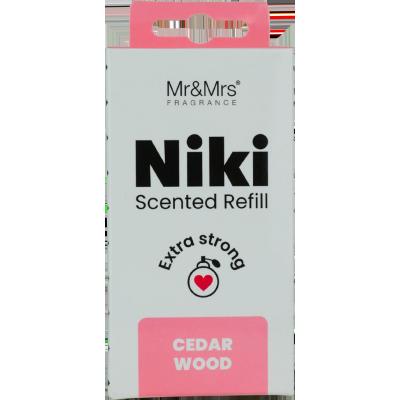 Mr&amp;Mrs Fragrance Niki Refill Cedar Wood Miris za auto punilo 1 kom