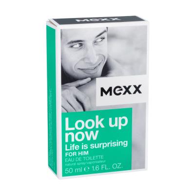Mexx Look up Now Life Is Surprising For Him Toaletna voda za muškarce 50 ml oštećena kutija