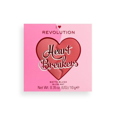 I Heart Revolution Heartbreakers Matte Blush Rumenilo za žene 10 g Nijansa Kind