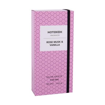 Notebook Fragrances Rose Musk &amp; Vanilla Toaletna voda za žene 100 ml