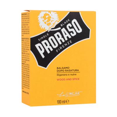 PRORASO Wood &amp; Spice After Shave Balm Balzam nakon brijanja za muškarce 100 ml