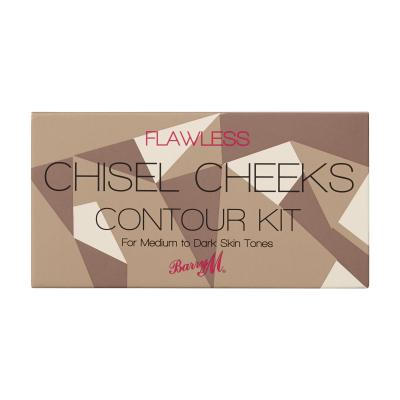 Barry M Flawless Chisel Cheeks Contour Kit Puder u prahu za žene 2,5 g Nijansa Medium - Dark