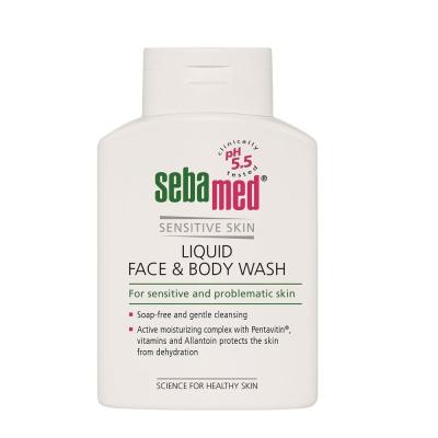 SebaMed Sensitive Skin Face &amp; Body Wash Tekući sapun za žene 200 ml