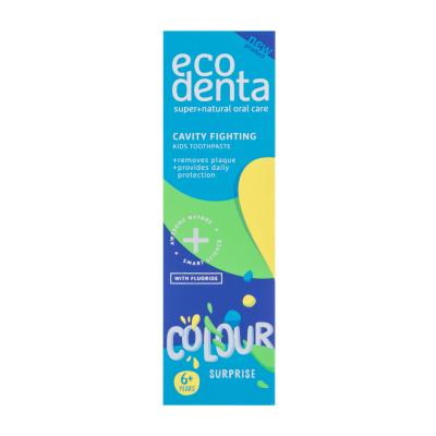Ecodenta Toothpaste Cavity Fighting Colour Surprise Zubna pasta za djecu 75 ml